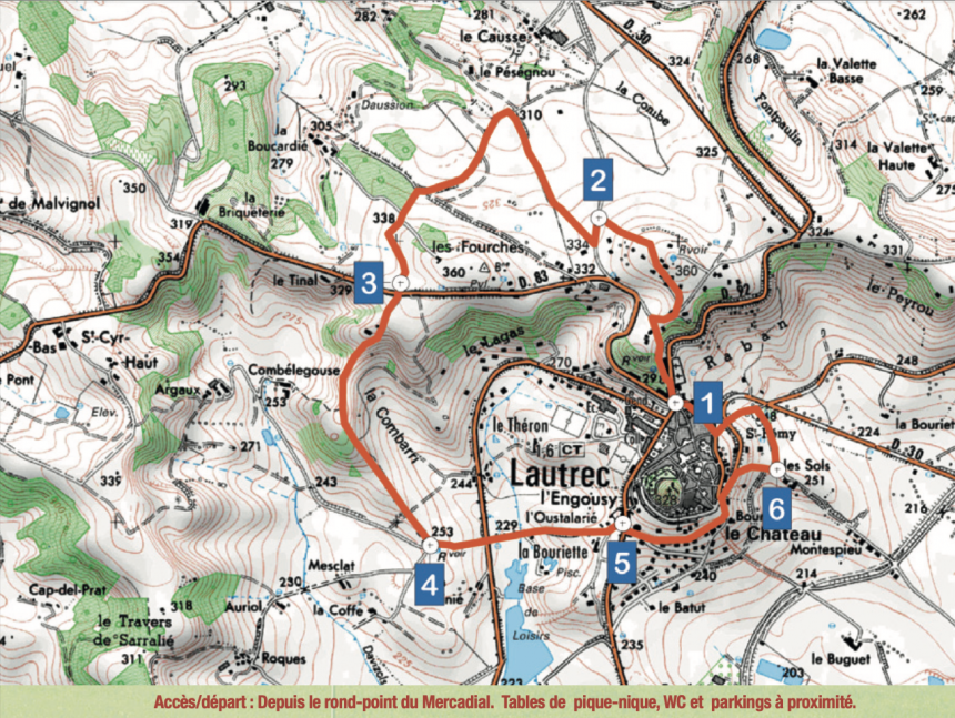 carte boucle des cretes