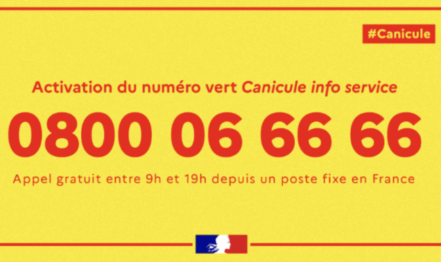 telephone canicule